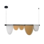 Подвесной светодиодный светильник G52181/1MBK AMB+WT Gerhort