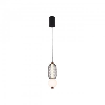 Подвесной светодиодный светильник G52190/2A BK+GD BK+WT Gerhort Подвесной светодиодный светильник G52190/2A BK+GD BK+WT Gerhort