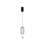 Подвесной светодиодный светильник G52190/2A BK+GD BK+WT Gerhort