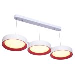 Подвесной светодиодный светильник G61016/3WT+RD Gerhort