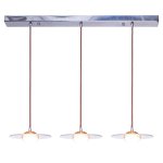 Подвесной светодиодный светильник G61033/3CR+RD WT Gerhort