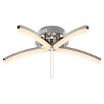 Потолочная светодиодная люстра G61135/5CR WH Gerhort