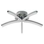 Потолочная светодиодная люстра G61135/5CR WH Gerhort