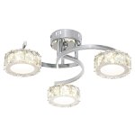 Потолочная светодиодная люстра G61174/3CR WT Gerhort