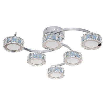 Потолочная светодиодная люстра G61174/6CR WT Gerhort Потолочная светодиодная люстра G61174/6CR WT Gerhort