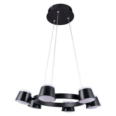 Подвесная светодиодная люстра G61237/6BK BK+WT Gerhort Подвесная светодиодная люстра G61237/6BK BK+WT Gerhort