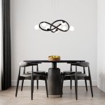 Подвесная светодиодная люстра G61244/9CF CF+WT Gerhort