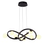 Подвесная светодиодная люстра G61244/9CF CF+WT Gerhort