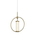 Подвесной светодиодный светильник G61247/1MGD+BR Gerhort