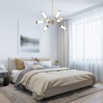 Подвесная светодиодная люстра G61247/8MGD+BR Gerhort