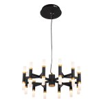 Подвесная светодиодная люстра G61252/24BK Gerhort