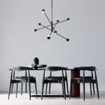 Потолочный светодиодный светильник G61293/8BK Gerhort