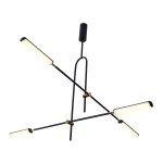 Светодиодный светильник G61302/4BK+GD Gerhort