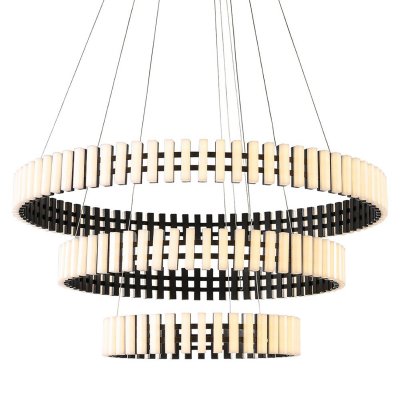 Подвесная светодиодная люстра G61348/126BK+WT Gerhort