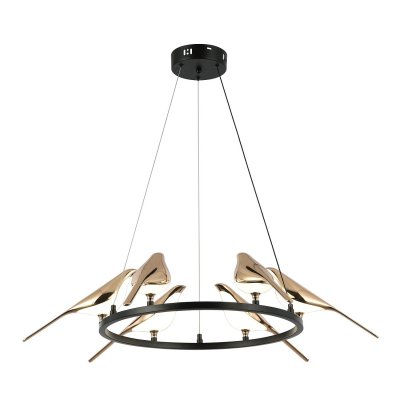 Светильник светодиодный G61391/6BK+GD WT Gerhort