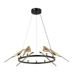 Светильник светодиодный G61391/6BK+GD WT Gerhort