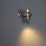 Настенный светодиодный светильник G61426/1wBK+COP BK Gerhort