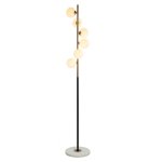 Торшер в стиле модерн G61602/6F WT+BK+BRS WT Gerhort