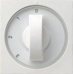 Gira S-55 Бел глянц Накладка с ручкой для трехступенчатого переключателя (G66903)