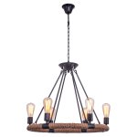 Подвесная люстра G71040/6BLACK Gerhort