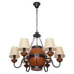 Подвесная люстра G71099/6BK+WD BEG Gerhort