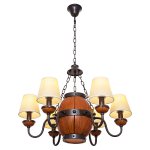 Подвесная люстра G71099/6BK+WD BEG Gerhort