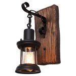 Настенный светильник бра G71110/1wBK+WD BK+CL Gerhort