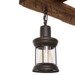 Подвесная люстра G71110/4BK+WD BK+CL Gerhort