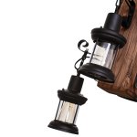 Подвесная люстра G71110/4H BK+WD BK+CL Gerhort