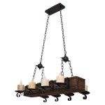 Подвесная люстра G71111/8BK+WD Gerhort