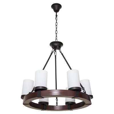 Подвесная люстра G71117/6BK+WD WT Gerhort