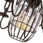 Подвесная люстра G71130/6+3BK Gerhort