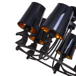 Подвесная люстра G71134/6BK BK+GD Gerhort