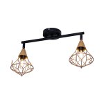 Спотовый светильник G71135/2wBK GD Gerhort