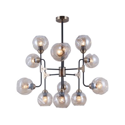 Потолочная люстра G71150/12MBK+AB AMB Gerhort