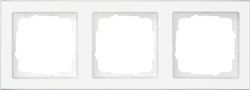 Gira E2 Бел Рамка 3-ая, с полем для надписи (G71322)