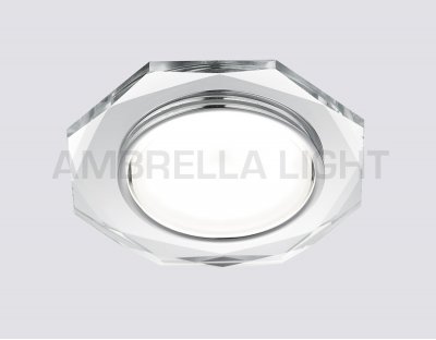 Светильник точечный Ambrella G8020 CH хром/прозрачный GX53 GX53 SPOT