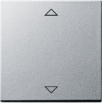 Gira S 55 Алюминий Накладка сенсорного выключателя жалюзийного, с функцией памяти (G82226)