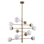 Потолочная люстра G91036/12BRS BRS+WT Gerhort