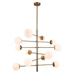Потолочная люстра G91036/12BRS BRS+WT Gerhort