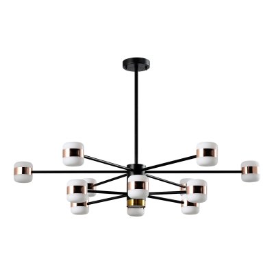 Потолочная люстра G91040/12BK GB+WT Gerhort