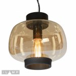 Подвесная люстра iLamp West GA1033L Коричневый