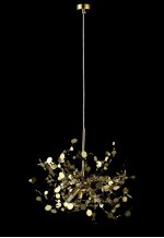 Светильник подвесной Crystal Lux GARDEN SP3 D400 GOLD (1860/203)