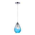 Светильник подвесной GAWAIBL PLG0090160E14BL металл,стекло 1*E14 60W