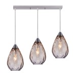 Светильник подвесной GAWAIBR03 PLG0090360E14BR металл,стекло 3*E14 60W