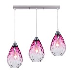 Светильник подвесной GAWAIPN03 PLG0090360E14PN металл,стекло 3*E14 60W