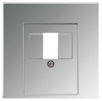 JUNG LS 990 Блестящий хром Крышка для ТАЕ-розетки,моно/стерео-аудиорозетки,комбинированной вставки  (GCR2969T)