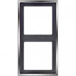 JUNG LS 990 Блестящий Хром Рамка 2-я (GCR2982)