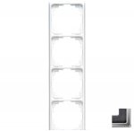 JUNG LS 990 Блестящий Хром Рамка 4-я (GCR2984)