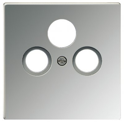 JUNG LS 990 Блестящий хром Накладка TV-FM-SAT розетки (GCR2990SAT) JUNG LS 990 Блестящий хром Накладка TV-FM-SAT розетки (GCR2990SAT)